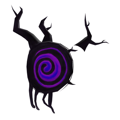 Spiral purple eye & thorns