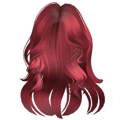 Wavy Flowy Loose Fluffy Hair (Red)