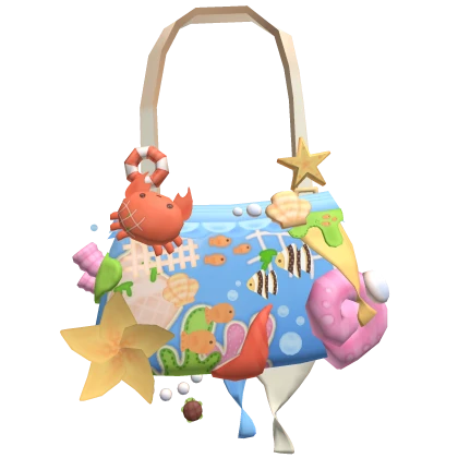 harajuku gyaru fish ocean tropical beach tote bag