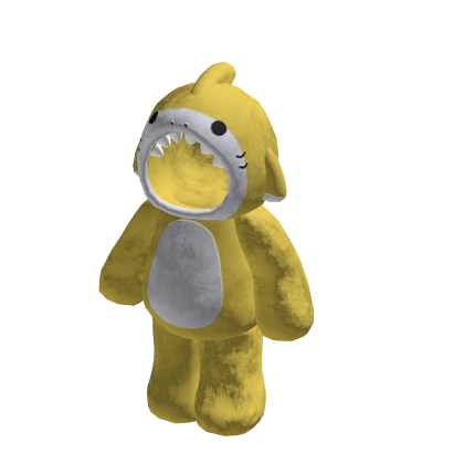 🍀Cute Shark Plushie Onesie (Yellow)