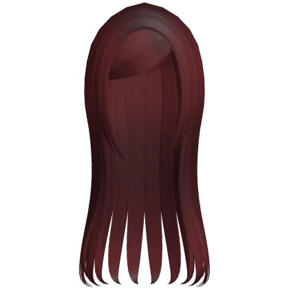 ☆ adorable y2k goth long straight red
