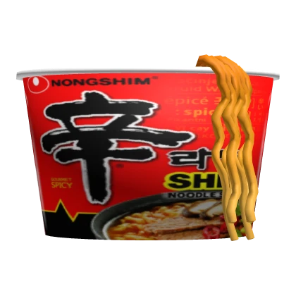 신라면 Shin ramyun Korean spicy ramen belt