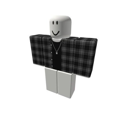 🖤 Black Flannel Emo Shirt 🖤 bleck flanel shrt