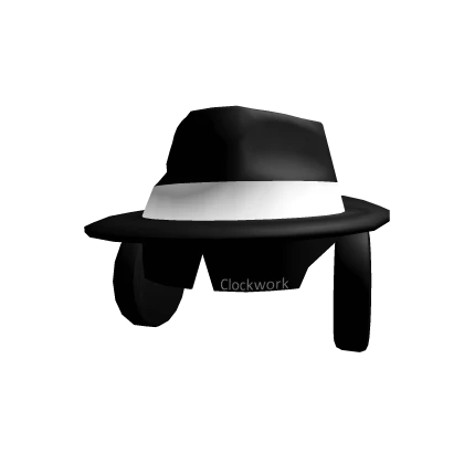 Black Fedora + Shades + Headphones 
