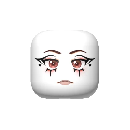  Eyeliner Eyes Mask-White Skin Tone