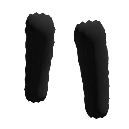 Black Fur Leg Warmers