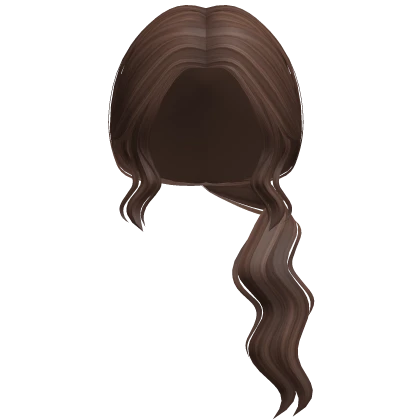 Long Baddie Wavy Side Pony (Brown)