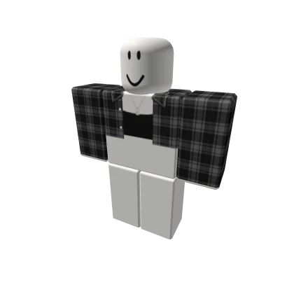 🖤 Black Flannel Aesthetic Emo Top 🖤 bleck flanel