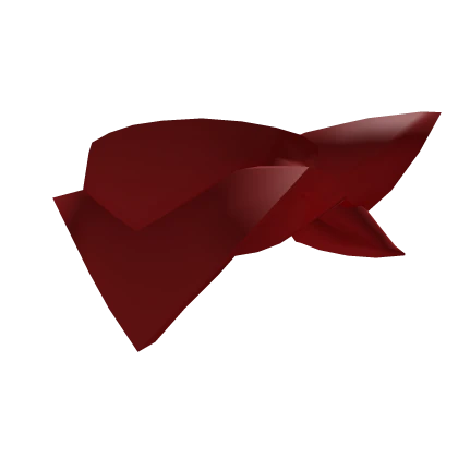 V2 Red Bulky Goofy Scarf