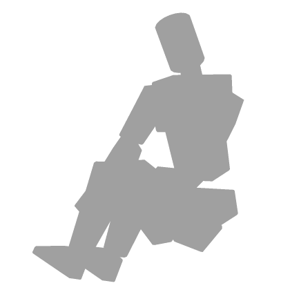 抱膝 shy curl sitting idle