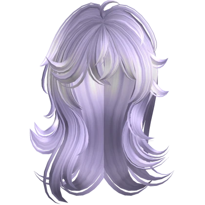 Anime Punk Messy Girl Hair (Light Purple)