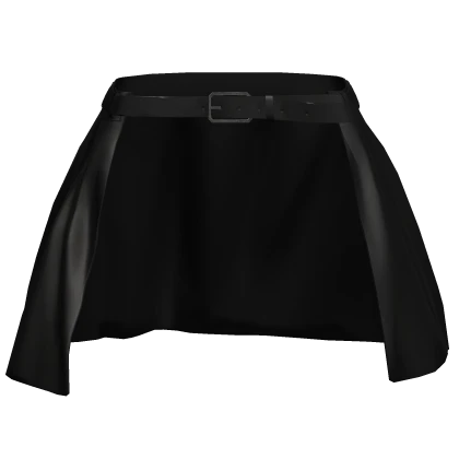 Waist Black Coat w/ a Belt [1.0 Girl Torso]