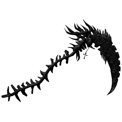 Black Goth Vampire Scythe