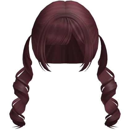 free limited ♡ curly pigtails