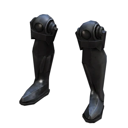 Power Armour Legs - Silver/Black