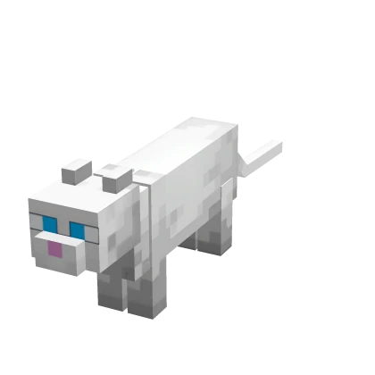Super Mini White Cat