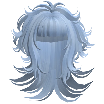 Messy Goth Hair (Blue)