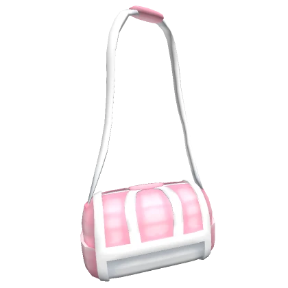 Mini Duffel Bag - 3.0 pink/white