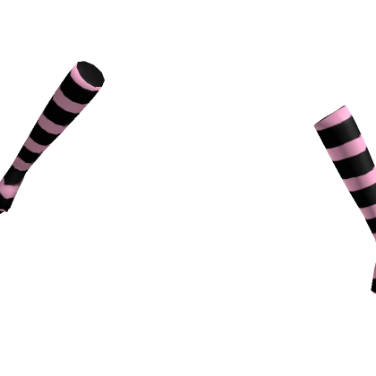 Y2K Emo Arm Warmers Pink and Black