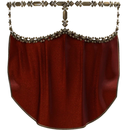 Cleopatra's Grand Attendant Red Face Veil