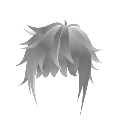 Kris Choppy Scene Emo Hair (White)