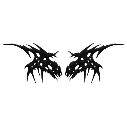 Black Gothic Vampire Wings