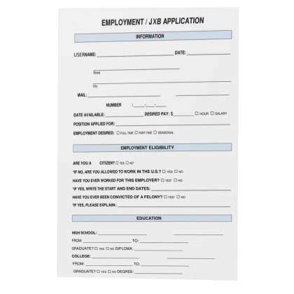 Job Application Cape