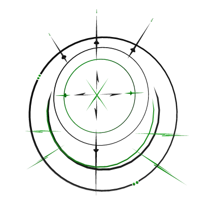 Halo Aura Green Black (Large)