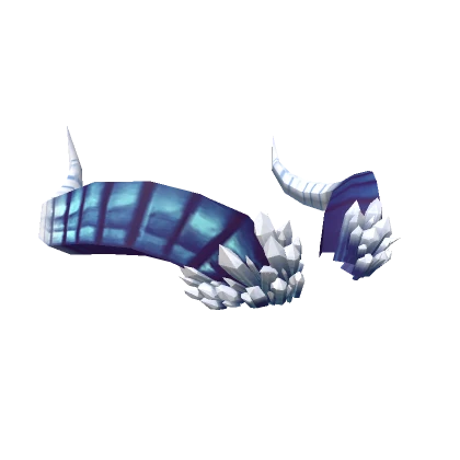  Blue Crystal Dragon Horns