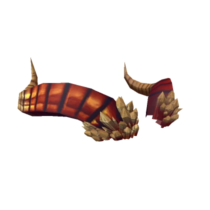 Red Crystal Dragon Horns