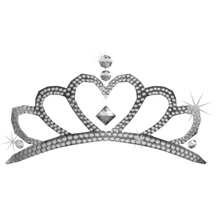 Y2K Sparkly Rhinestone Tiara (Silver)