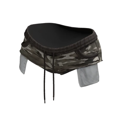 Graphic Micro Sweatshorts (Camo)