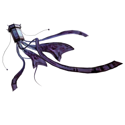 Purple Chinese Flowing Lantern