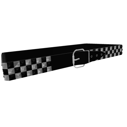 tilted scene 2000s emo checkered belt 1.0