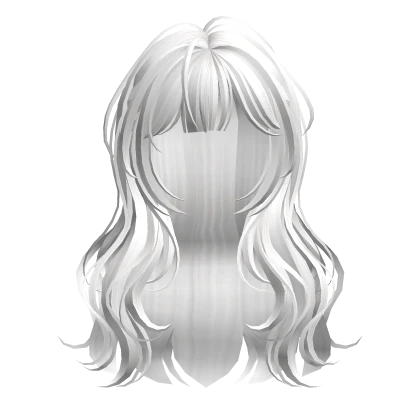 White Cute Wavy Hair