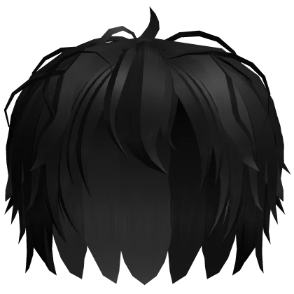 Black Scene Messy Vamp Y2K Emo Kawaii Hair