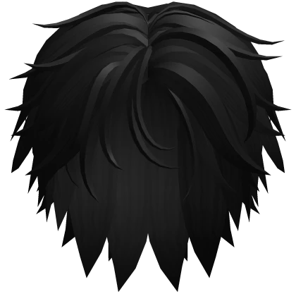 Middle Part Manhwa Boy Hair (Black)
