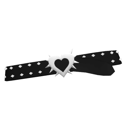 Y2K Spiked Heart Belt 1.0