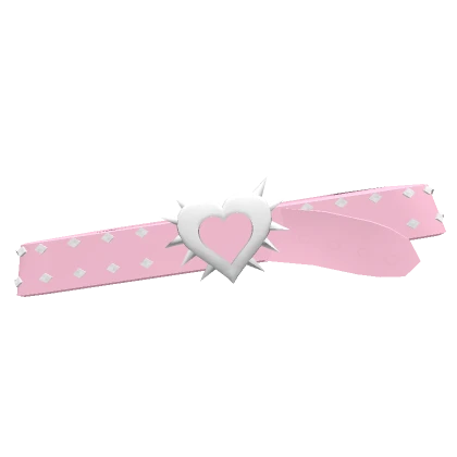 Y2K Pink Spiked Heart Belt 1.0