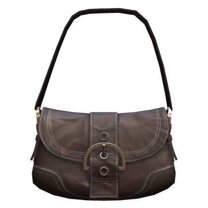 ♡ Cute Aesthetic Designer Y2K Leather Bag in Brown