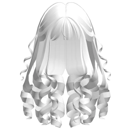 Princess Curly Victorian Hair (White)