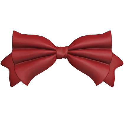 Head Ribbon Dark Red Cute Hair Bow Christmas Big
