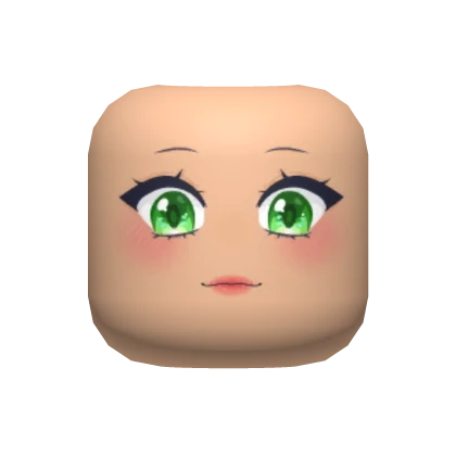 Cute Green Eyes Mask-Light Skin Tone