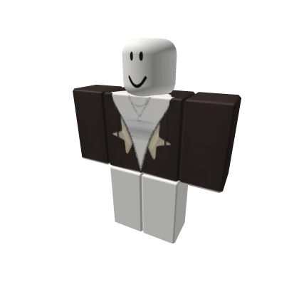 ☆ y2k heavn brown oversized star jacket