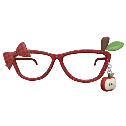 ♡ retro kawaii apple glasses