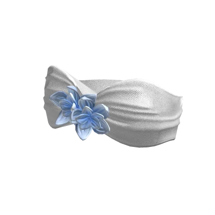 Summer Blue Hibiscus Flower Vacation Tube Top