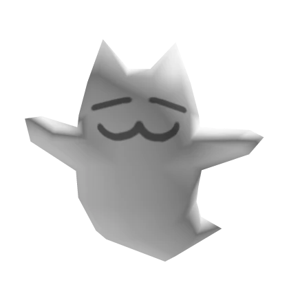 Low-Poly Ghost Cat