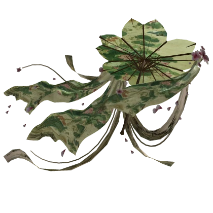 Ethereal Lotus Traditional Hanfu Parasol 