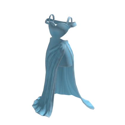 Baby blue valentines day heart dress
