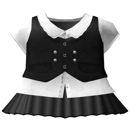 ♡ Black & White School Uniform